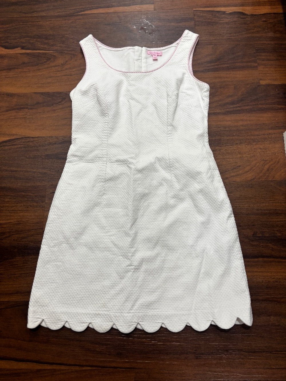 Lilly Pulitzer White Shift Dress With Bows